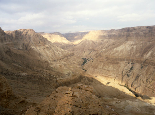 Israel Nahal Arugot near Ein Gedi
