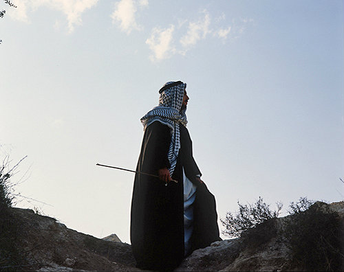 Israel, Jerusalem, an Arab in traditional costume, south west of Jerusalem
