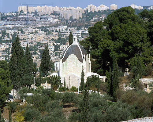 Israel, Jerusalem, Dominus Flevit Chapel on the Mount of Olives
