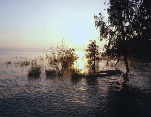 Sea of Galilee, sunrise, Israel