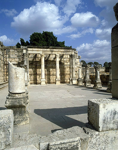 Synagogue, third or fourth century, Capernaum, Israel