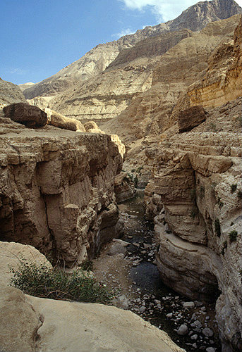 Israel, Ein Gedi, gorge near David