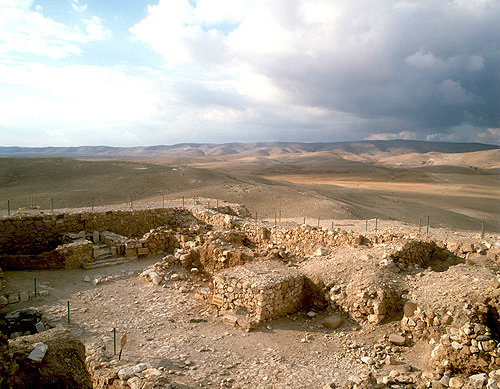 Israel, Tel Aarad in the Negev, Israelite temple dating from seventh century BC, Holy of holies