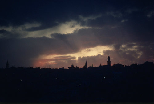 Israel Bethlehem at dawn