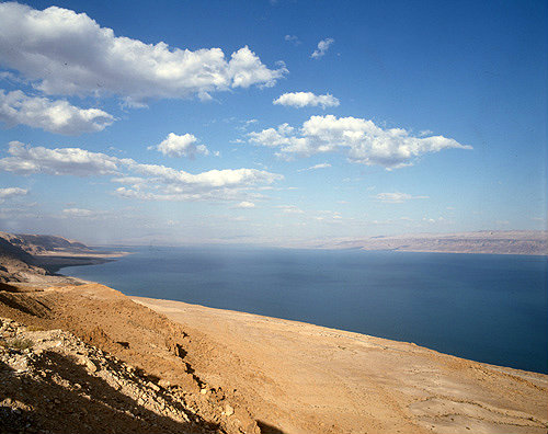 Israel,  Judean Shore of Dead Sea and the Hills of Moab