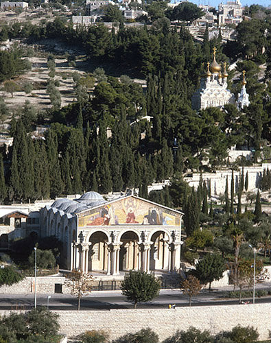 Israel, Jerusalem, Basilica of the Agony, Church of all Nations, by the Garden of Gethsemane