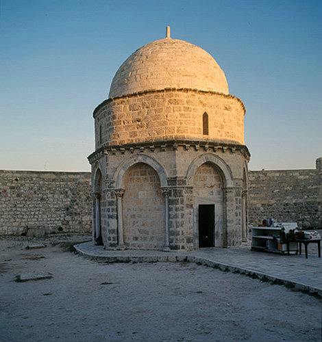 Israel, Jerusalem, the Chapel of the Ascension on the Mount of Olives