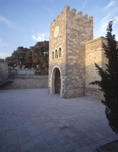 Franciscan Church at Bethpage, from which Palm Sunday procession starts, Jerusalem, Israel