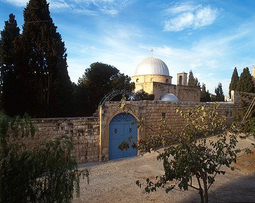 Israel, Greek Orthodox Monastery of Mary, Martha and Lazarus beyond Bethany on the Jerusalem Jericho road