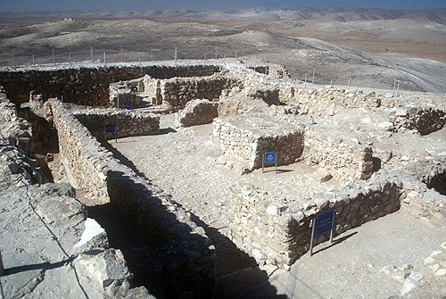 Israel, Tel Arad, general view of Israelite temple