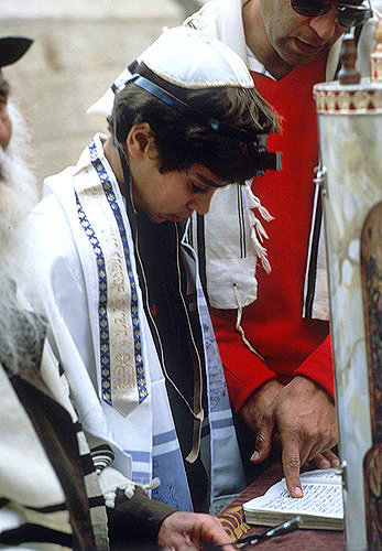 Israel, Jerusalem, Moroccan Sephardic Bar Mitzvah caremony
