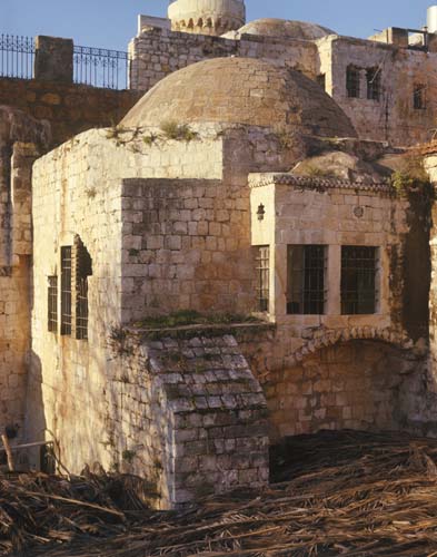 Room of Last Supper, the Cenacle, Mount Zion, Jerusalem, Israel