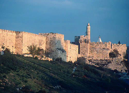 Israel, Jerusalem, the Golden Gate and City Wall