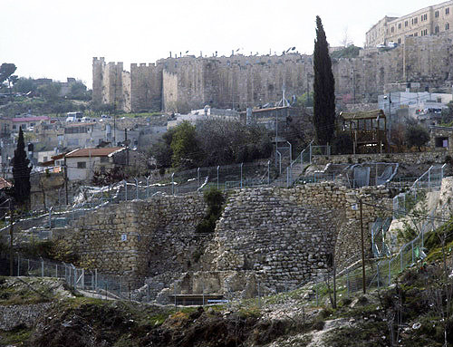 Israel, Jerusalem, excavations of David
