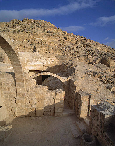Israel, Advat, Byzantine House and cave of wine merchant