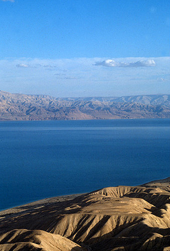 Israel, the Judean foothills, the Dead Sea and the Hills of Moab