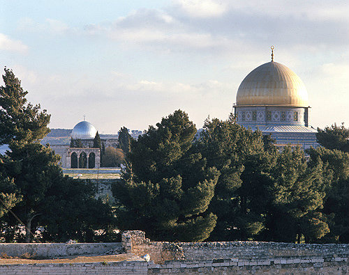Israel, Jerusalem, the Dome of the Rock and Al Aqsa Mosque