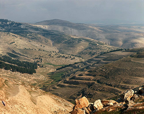Israel, cultivated valleys south of Bethany