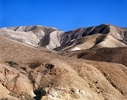 Israel, the Judean Hills between Jerusalem and Jericho