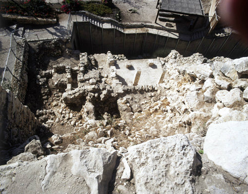 Israel, Jerusalem, excavations of David