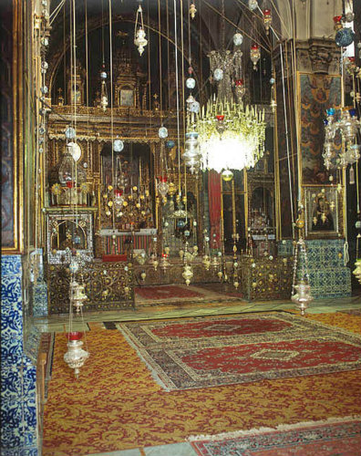 Israel, Jerusalem, interior of the Armenian Cathedral