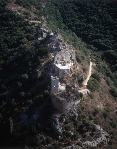 Montfort castle built by teutonic knights, 13th century, Israel