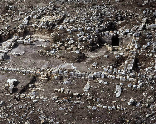 Remains of buildings, northern Cana, Galilee, Israel
