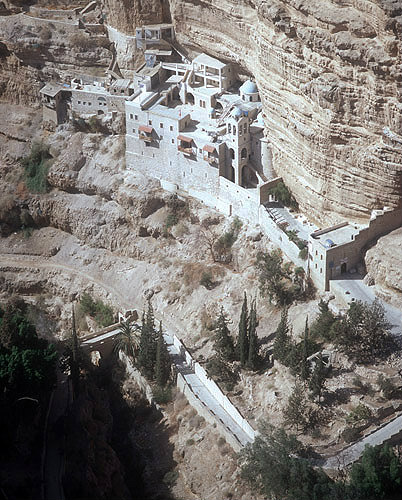 Israel, aerial view of St George