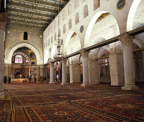 Israel, Jerusalem, the El Aksa Mosque, originally built in the 8th century and reconstructed in the 11th century