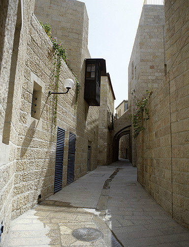 Israel, Jerusalem, a street in the newly built Jewish Quarter