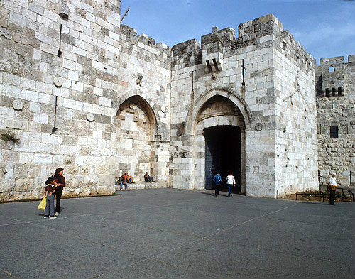 Israel, Jerusalem, Jaffa Gate in the Western City  Wall