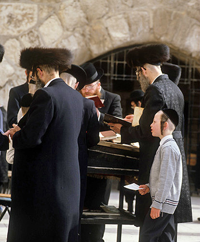 Hasidic Jews, Jerusalem, Israel