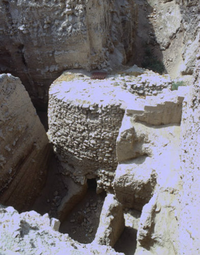 Israel Tel Jericho neolithic round tower dating from 9000-8000 BC