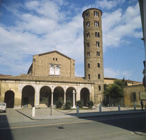 Sant Apollinare Nuovo, exterior view, 6th century, Ravenna, Italy