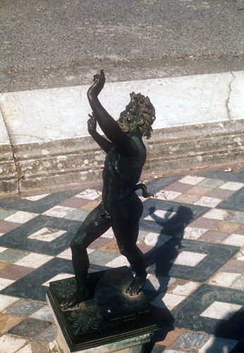 Faun, sculpture, Pompeii, Italy Pompeii, Italy