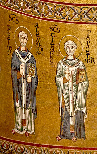 Saints Peter Alexandrine and Clemens, Monreale Cathedral, Sicily