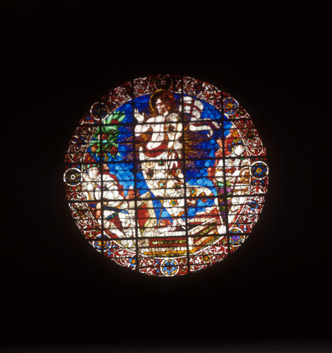Resurrection, by Paolo Uccello, 1444, roundel in cupola of Santa Maria del Fiore, Cathedral of Florence, Italy