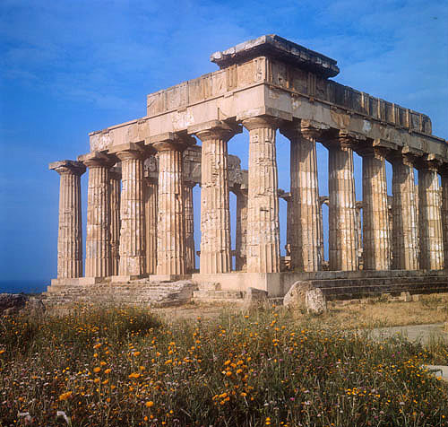 Temple of Hera, fifth century BC, east-north-east aspect, Selinunte, Sicily, Italy
