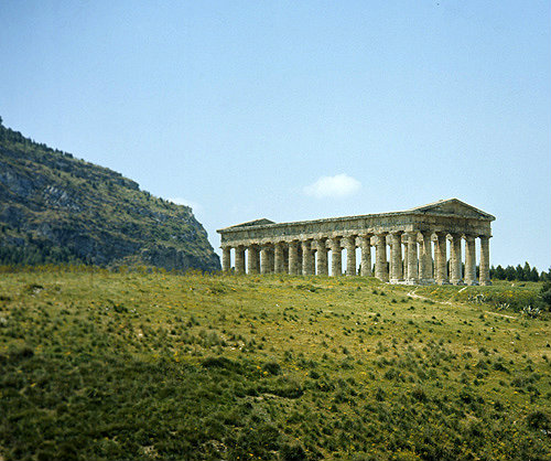 Italy, Sicily, Segesta, the Temple 5th century BC