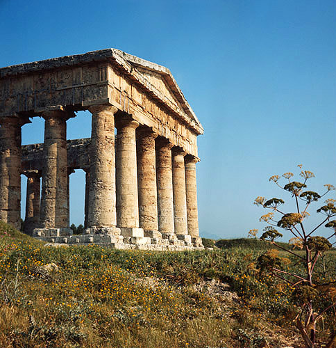 Italy, Sicily, Segesta, Greek Temple 5th century BC