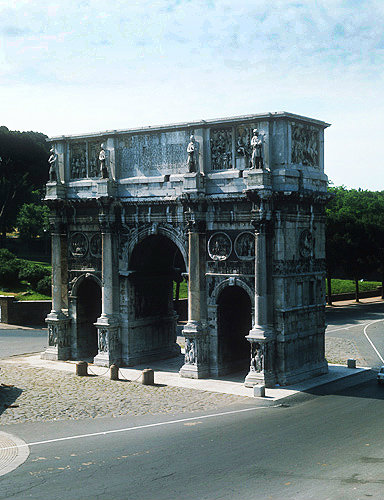 Arch of Constantine, 315 AD, Rome, Italy