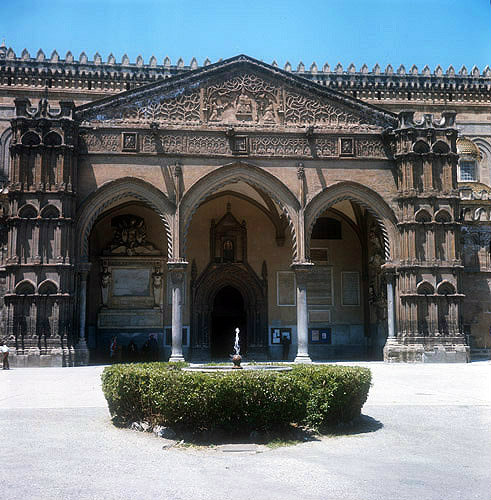 Palermo Cathedral, twelfth century, south doorway, fifteenth century, Palermo, Sicily, Italy