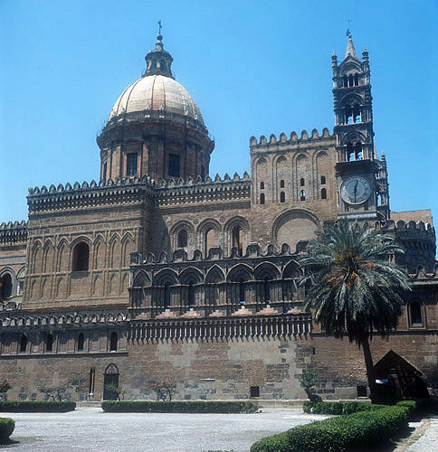 Cathedral, twelfth century, eastern half, Palermo, Sicily, Italy