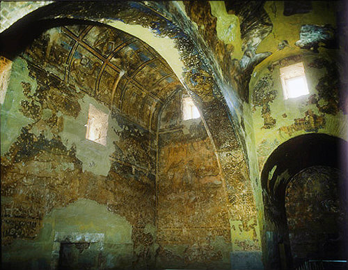 Eighth century fresco, Qasr al-Amra, Jordan