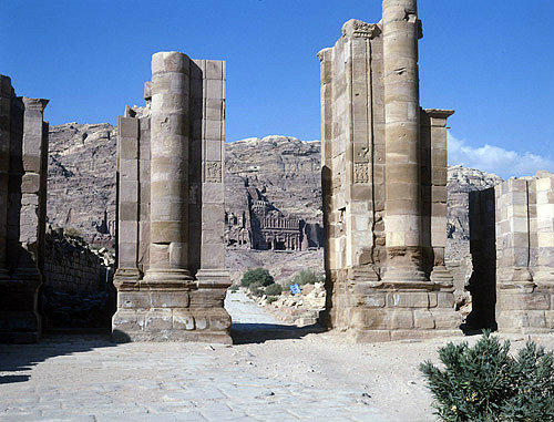 Gate from Temenos, Petra, Jordan