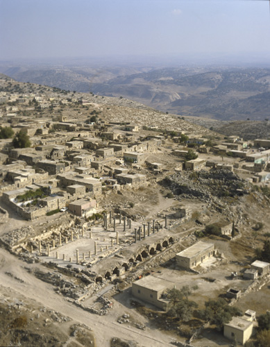 Gadara, one of the cities of the Decapolis, aerial view, Umm Qays, Jordan