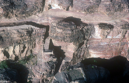 Steps to High Place of Sacrifice, Wadi Farasa, Petra, Jordan