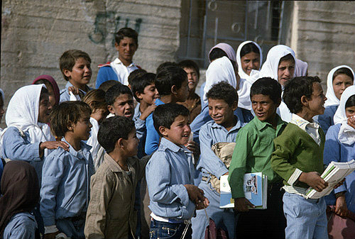 Bedouin school children, Jordan