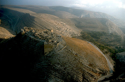 Shaubak Castle built by Baudouin I King of Jerusalem, 1115, Shaubak, Jordan