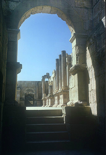 Theatre, Roman city of Jerash, Jordan